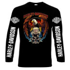 Harley Davidson, 11, men's long sleeve t-shirt, 100% cotton, S to 5XL
